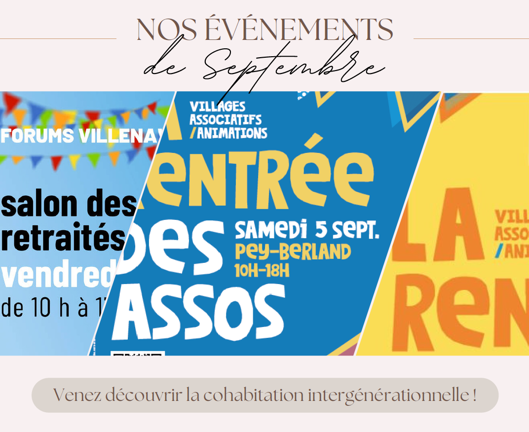Retrouvez-nous sur les forums associatifs de la rentrée